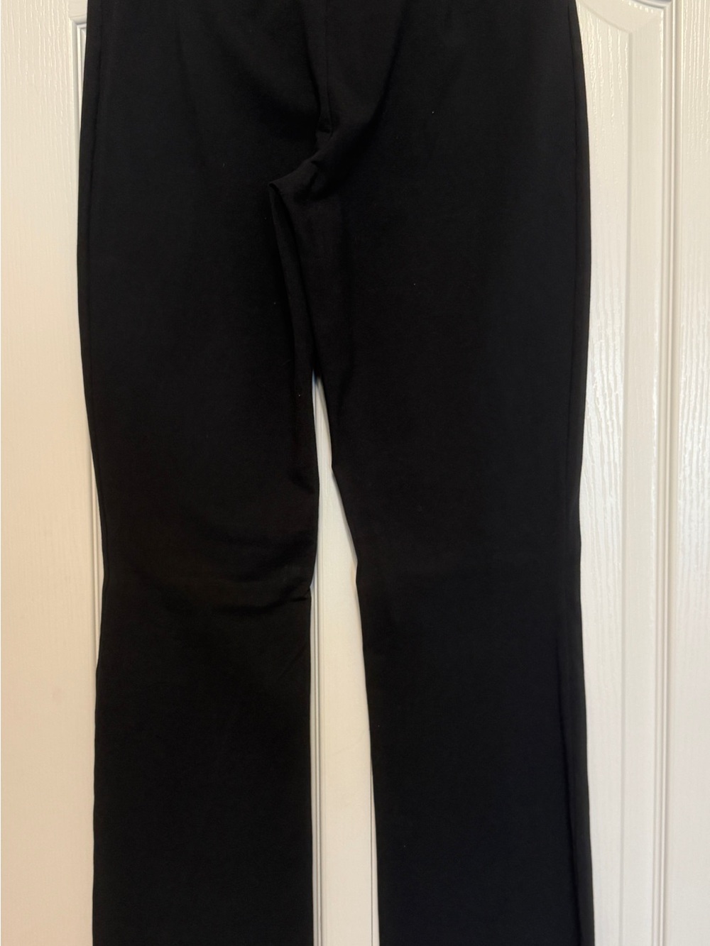 Women with Control Black Straight-Leg Pants Medium Tall